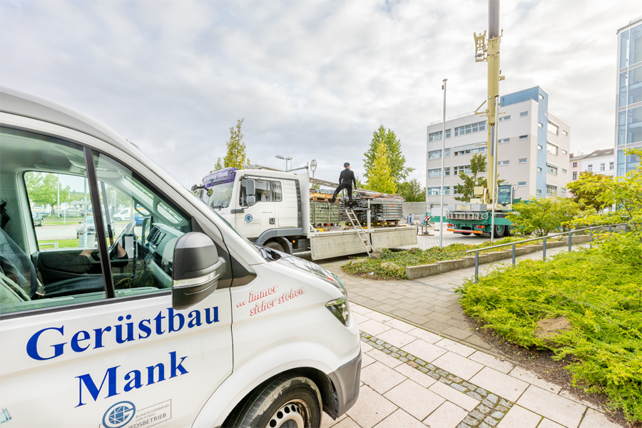 Gerüstbau Mank - Rostock - Arbeitsgerüst