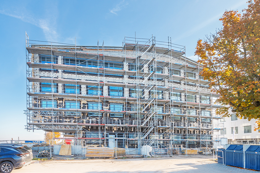 Gerüstbau Mank - Warnemünde - Fassadengerüst