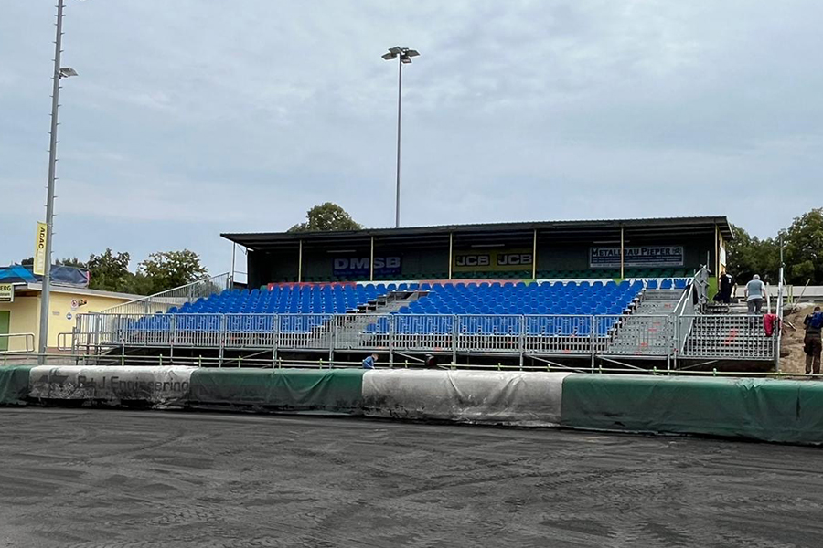 Gerüstbau Mank - Güstrow - Tribühne