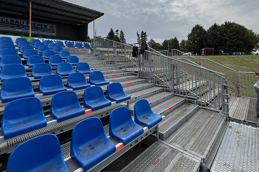 Gerüstbau Mank - Güstrow - Tribühne