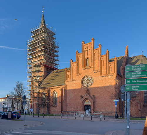 Gerüstbau Warnemünde Kirchplatz
