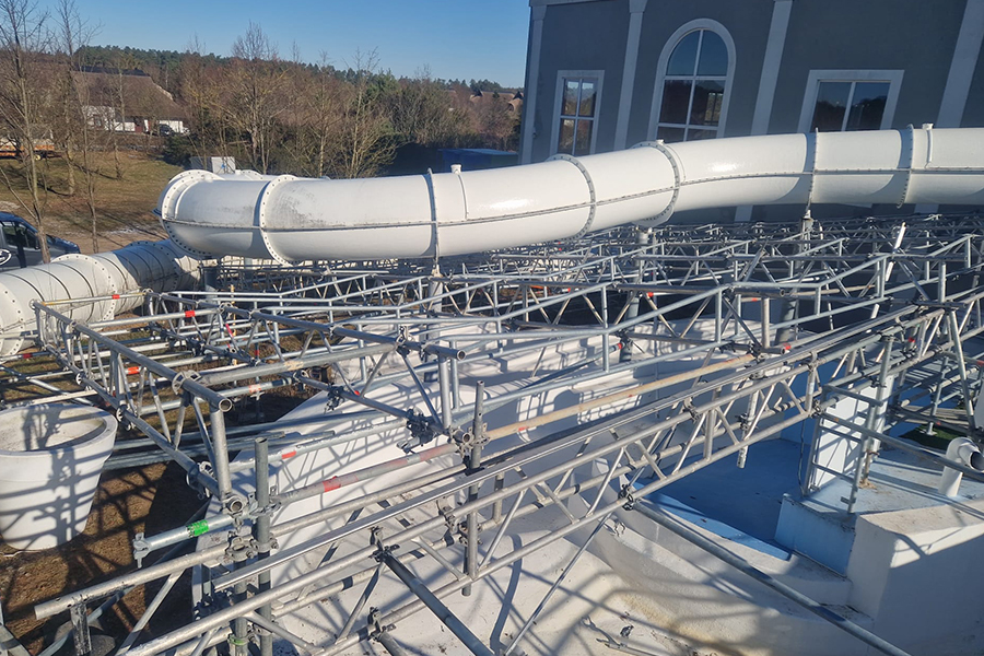 Gerüstbau Mank - Güstrow - Wetterschutzdach