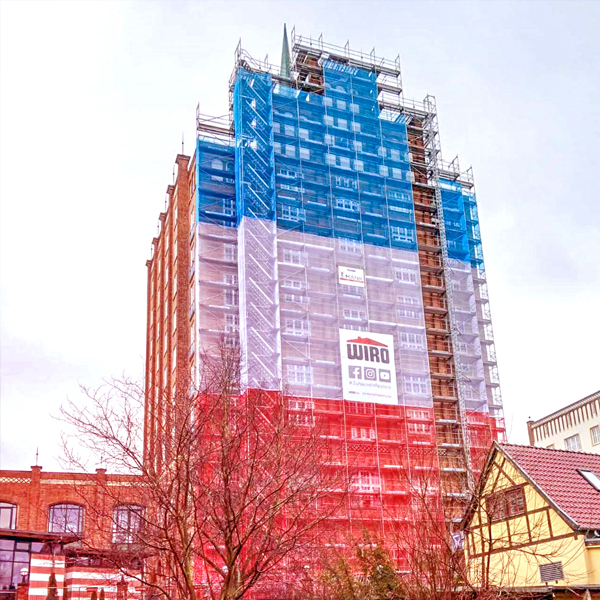 Gerüstbau Mank - Rostock - Fassadengerüst - Lange Straße