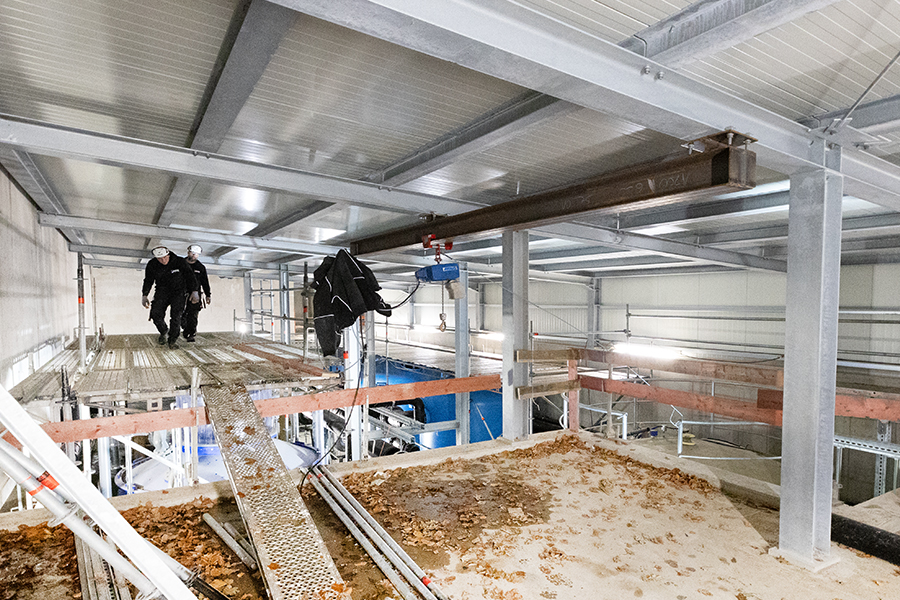 Gerüstbau Mank - Rostock - Raumgerüst - Filteranlage
