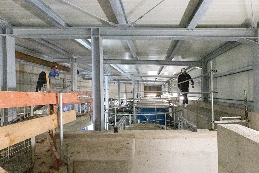 Gerüstbau Mank - Rostock - Raumgerüst - Filteranlage