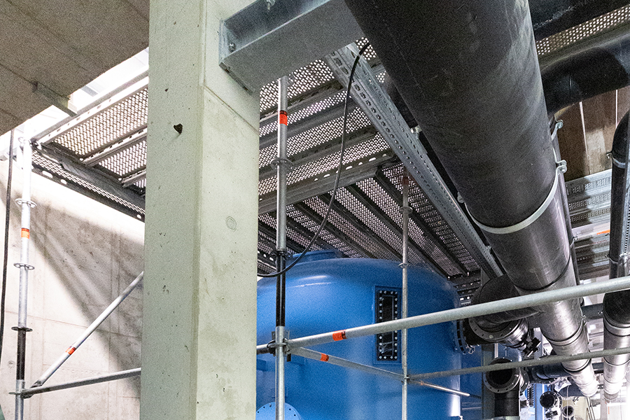 Gerüstbau Mank - Rostock - Raumgerüst - Filteranlage